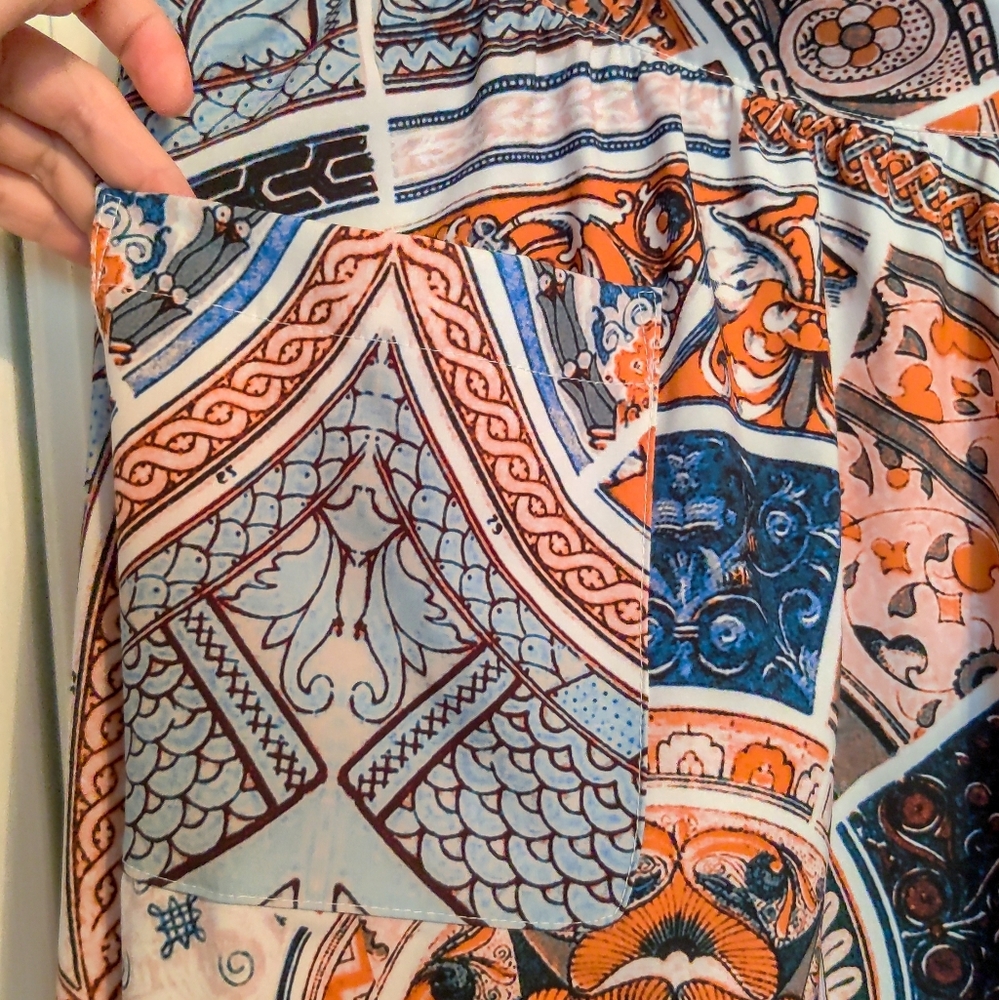 Blackmilk Grammar of Ornament Yoke Midi Skirt - Picture 2 of 4